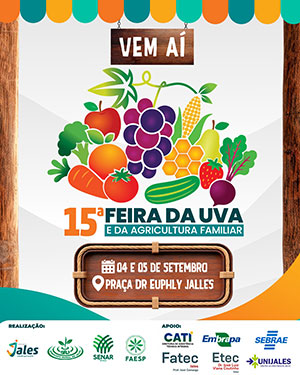 Com o apoio da CATI, Feira da Uva e da Agricultura Familiar volta a ser realizada em Jales