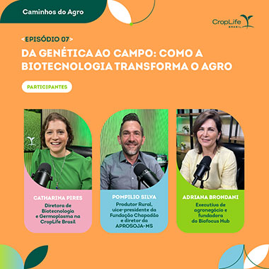 Episódio do videocast “Caminhos do Agro” mostra como biotecnologia e genética transformam o campo