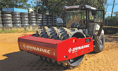 Dynapac traz recorde de inovações para a Paving Expo