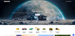 Komatsu Brasil lança novo site e integra soluções em uma única plataforma digital