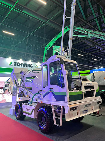 SCHWING Stetter lançou autoconcreteira SLM4000 na Paving Expo 2026